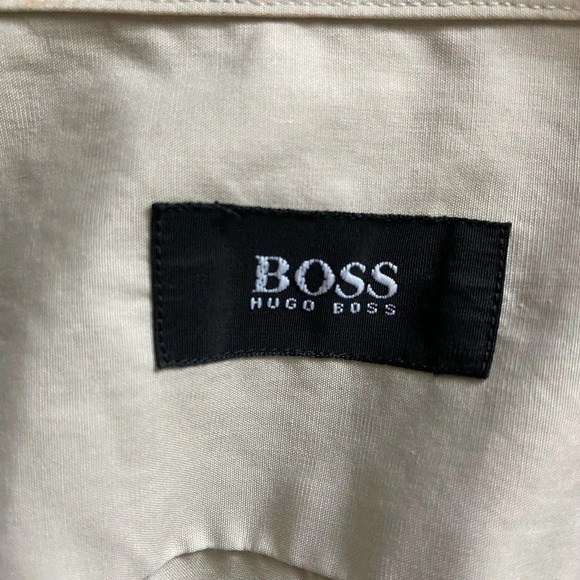 HUGO BOSS button up collared shirt sz 17 - Picture 6 of 11